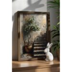 Πίνακας MDF με κορνίζα Olive 35x47x3 5εκ ed17673