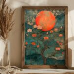 Πίνακας MDF με κορνίζα Sun 35x47x3 5εκ ed17674