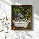 Πίνακας MDF με κορνίζα Ζebra 35x47x3 5εκ ed17677 - Image 2