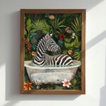 Πίνακας MDF με κορνίζα Ζebra 35x47x3 5εκ ed17677 - Image 3