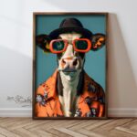 Πίνακας MDF με κορνίζα Cow 35x47x3 5εκ ed17682 - Image 5