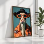 Πίνακας MDF με κορνίζα Cow 35x47x3 5εκ ed17682 - Image 4