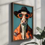 Πίνακας MDF με κορνίζα Cow 35x47x3 5εκ ed17682 - Image 2