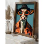 Πίνακας MDF με κορνίζα Cow 35x47x3 5εκ ed17682 - Image 3