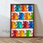 Πίνακας MDF με κορνίζα Haribo 35x47x3 5εκ ed17686 - Image 5