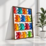Πίνακας MDF με κορνίζα Haribo 35x47x3 5εκ ed17686 - Image 4