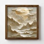 Πίνακας MDF με κορνίζα Sam 50x50x3 5εκ ed17688