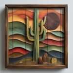 Πίνακας MDF με κορνίζα Eagle 50x50x3 5εκ ed17691 - Image 3