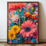 Πίνακας MDF με κορνίζα Marguerite 50x70x3 5εκ ed17698 - Image 4