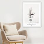 Πίνακας με κορνίζα Dori 35x75εκ ed17707 - Image 3