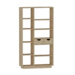 Βιβλιοθήκη Luma δρυς μελαμίνη 80 4x25x188 6εκ ed1770 - Image 4