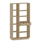 Βιβλιοθήκη Luma δρυς μελαμίνη 80 4x25x188 6εκ ed1770 - Image 3