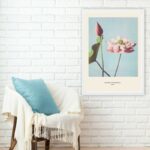 Πίνακας με κορνίζα Lotus 55x75εκ ed17744 - Image 3