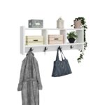 Κρεμάστρα ραφιέρα λευκή 75 6x22x35cm ed1774 - Image 4