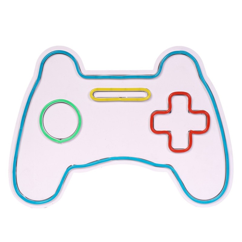 17782_0-800x800 Διακοσμητικός Πλαστικός Φωτισμός Led Play Station Gaming Controller - Blue ed17782 - Image 1