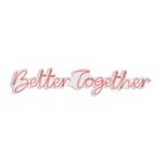 Διακοσμητικός Πλαστικός Φωτισμός Led Better Together - Pink ed17783