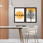 Πίνακας MDF με κορνίζα 2 τεμάχια 38 x 53 εκ  ed17789 - Image 4