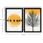 Πίνακας MDF με κορνίζα 2 τεμάχια 38 x 53 εκ  ed17789 - Image 2