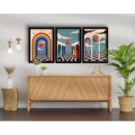 Πίνακας MDF με κορνίζα 3 τεμάχια 38 x 53 εκ ed17790 - Image 4