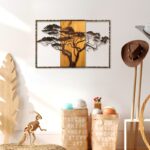 Deco διακοσμητικό τοίχου ξύλινο 90x3x58εκ ed17795 - Image 5