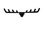 Μεταλλικός γάντζος τοίχου Antler ed17800