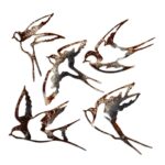 Deco διακοσμητικό τοιχού μεταλλικό 19x1 5x14εκ ed17822