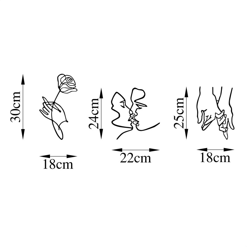 17830_0-800x800 Deco διακοσμητικό τοίχου μεταλλικό 22x1 5x24εκ ed17830 - Image 1