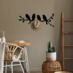 Μεταλλικός γάντζος τοίχου Sitting Birds ed17860 - Image 5