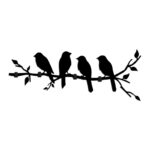 Μεταλλικός γάντζος τοίχου Sitting Birds ed17860 - Image 3