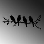 Μεταλλικός γάντζος τοίχου Sitting Birds ed17860 - Image 2