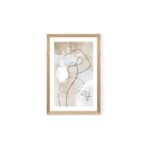Πίνακας Abstract Beige MDF με κορνίζα 33 x 48 εκ  ed17905