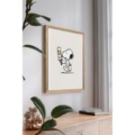Πίνακας Snoopy MDF με κορνίζα 33 x 48 εκ ed17907 - Image 4