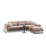 Γωνιακός καναπές Frido Right μπεζ 190x308cm ed180 - Image 3
