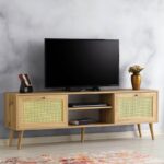 Έπιπλο TV Frosinone oak χρώμα μελαμίνη 180x40x60cm ed1815