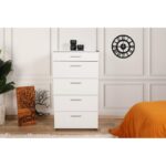 Συρταριέρα Sesami 60x44x108cm μελαμίνη ed1821