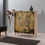 Έπιπλο εισόδου παπουτσοθήκη Mente 95x36x111cm μελαμίνη ed1822