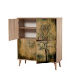 Έπιπλο εισόδου παπουτσοθήκη Mente 95x36x111cm μελαμίνη ed1822 - Image 4