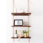 Ραφιέρα τοίχου Avra 40x14x110cm ξύλινη ed1836 - Image 2