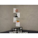 Ραφιέρα Corner άσπρο μελαμίνη 25x25x15 4εκ ed1855