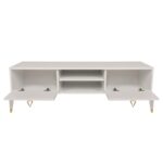 Έπιπλο tv Sic λευκή μελαμίνη 143x40x47cm ed1866 - Image 4