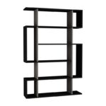 Βιβλιοθήκη Mito ανθρακί μόκα 110x25 5x161cm μελαμίνη ed1869 - Image 3