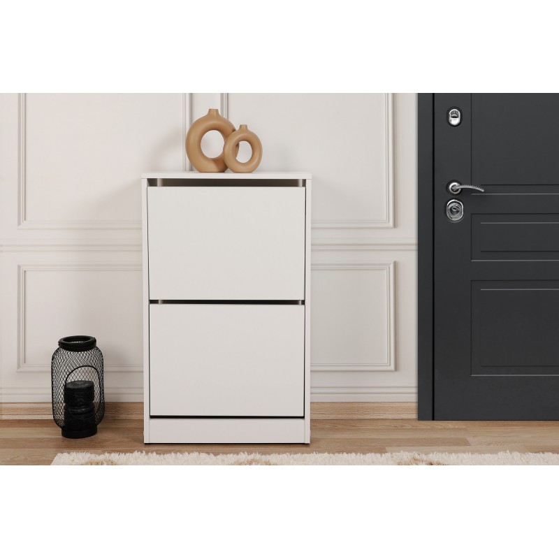 1879_0-800x800 Παπουτσοθήκη Adore 51x26x84cm μελαμίνη άσπρη ed1879 - Image 1