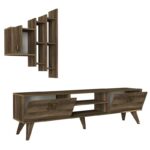 Έπιπλο τηλεόρασης Gloss μελαμίνη 180x35x53cm ed1889 - Image 3