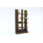 Βιβλιοθήκη Ιkiz καρυδί μελαμίνη 100x25 8x187εκ ed1906 - Image 4