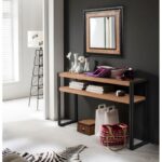 Κονσόλα Cosmo μέταλλο μελαμίνη 140x35x80cm ed190