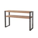 Κονσόλα Cosmo μέταλλο μελαμίνη 140x35x80cm ed190 - Image 3