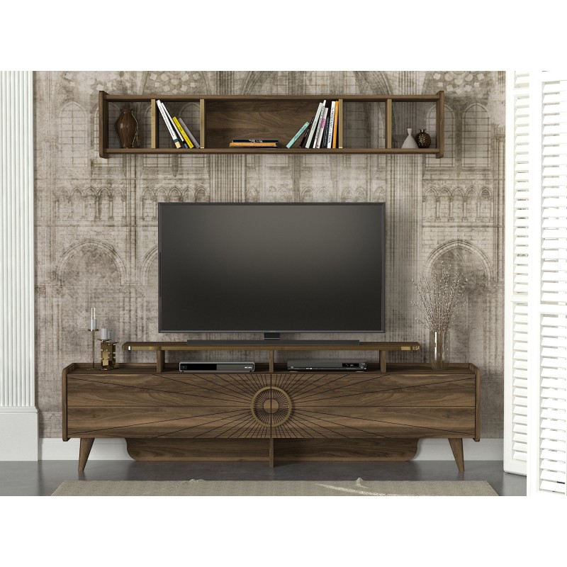 1914_0-800x800 Έπιπλο TV Bellezza καρυδί χρώμα μελαμίνη 183 6x34x55cm ed1914 - Image 1
