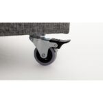 Γωνιακός καναπές κρεβάτι Fly Right γκρι 210x280x70cm ed191 - Image 5