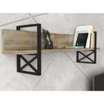 Έπιπλο TV Antonio χρώματος καρυδί 180x31 5x46 8cm ed1921 - Image 5