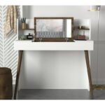 Τουαλέτα Retro άσπρο καρυδί μελαμίνη 116x51 8x120εκ ed1935